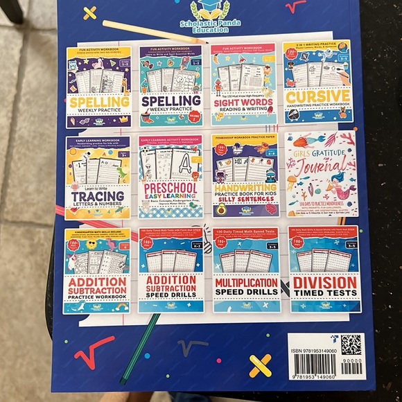 Multiplication and Division Math Workbook - Picture 2 of 2